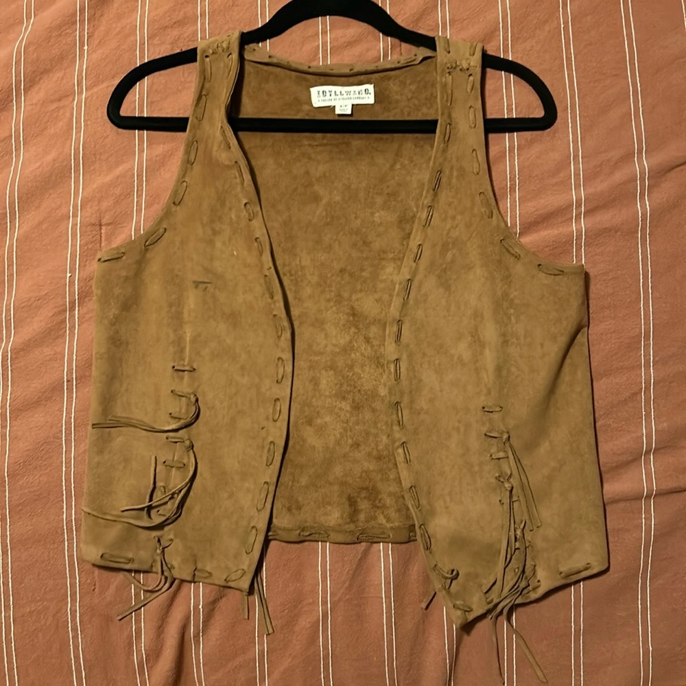 🤎Faux Fringe Vest🤎